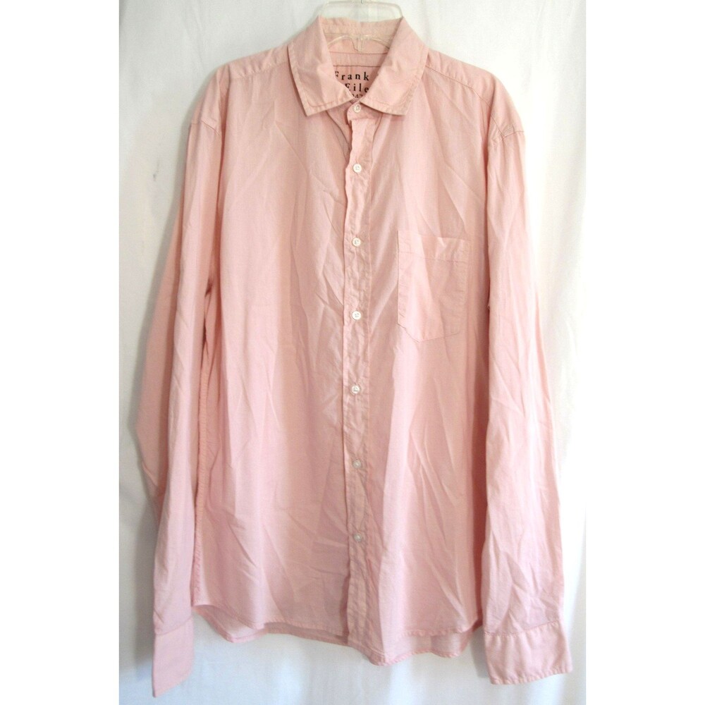 Frank & Eileen Luke Pink Button Down Long Sleeve Shirt Size Small NWOT